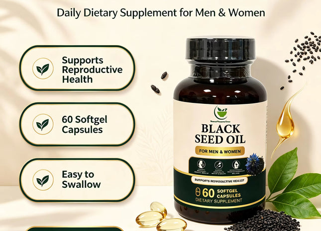 Black Seed Oil Softgel Capsules