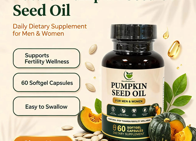 Pumpkin Seed Oil Softgel Capsules