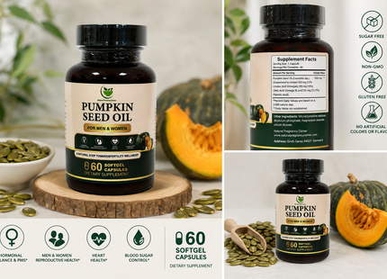 Pumpkin Seed Oil Softgel Capsules