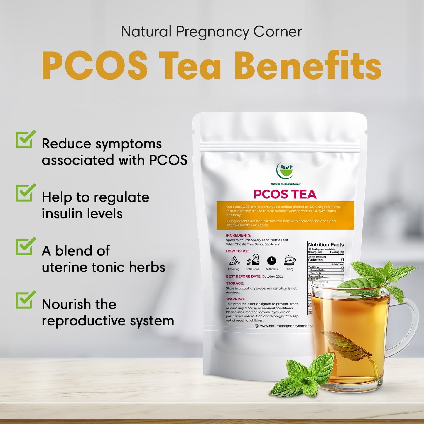 PCOS Tea for PCOS / PCOD