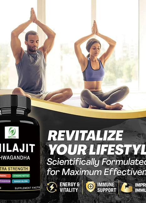 Shilajit+Ashwagandha Capusules