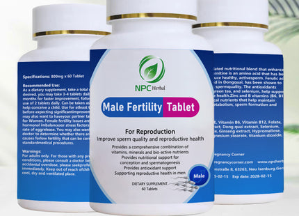Male fertility tablet