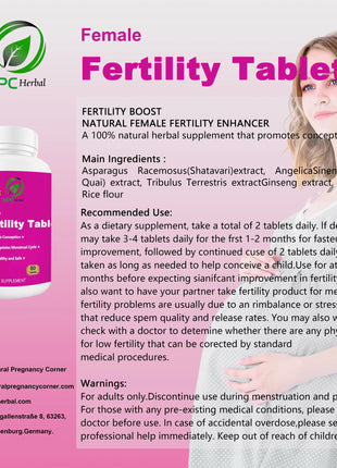 Female fertility Tablet