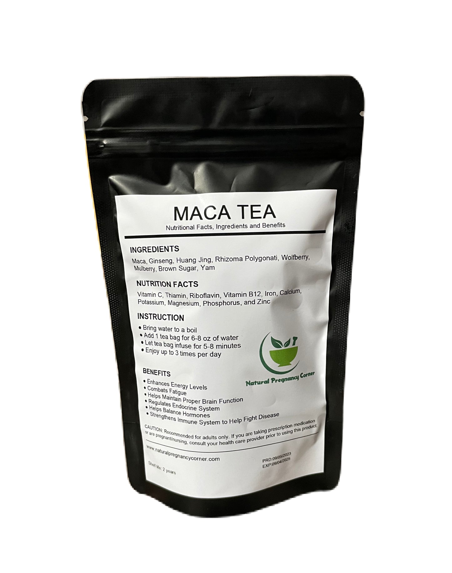 Thé Maca naturel, Booster de fertilité masculine/femelle, booster d'ovulation, booster de sperme 